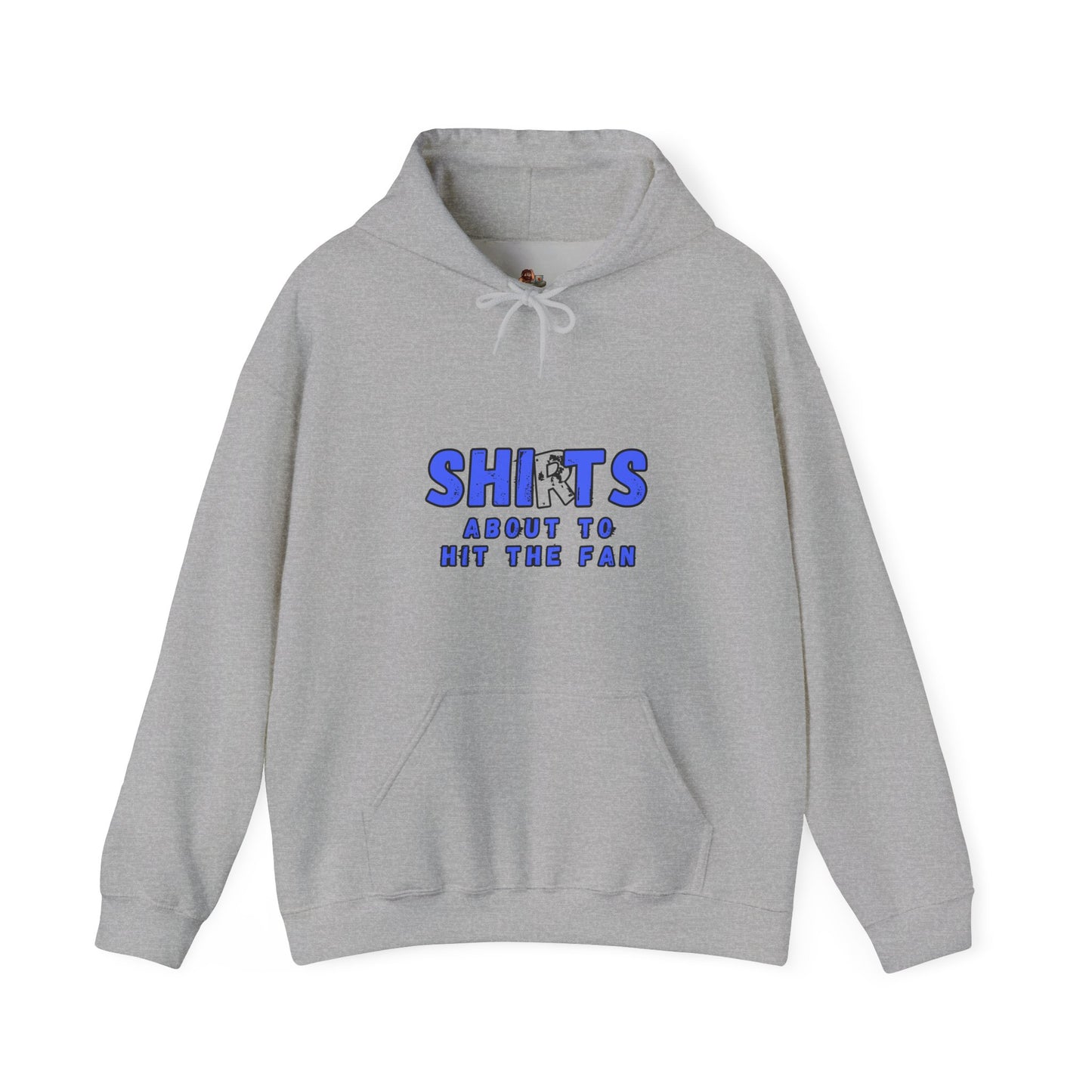 Workplace Wisdoms 'Hit the Fan' Heavy Hooded Sweatshirt