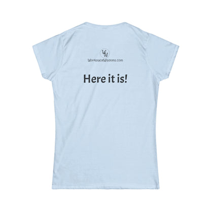 No Judgement - Women's Softstyle Tee