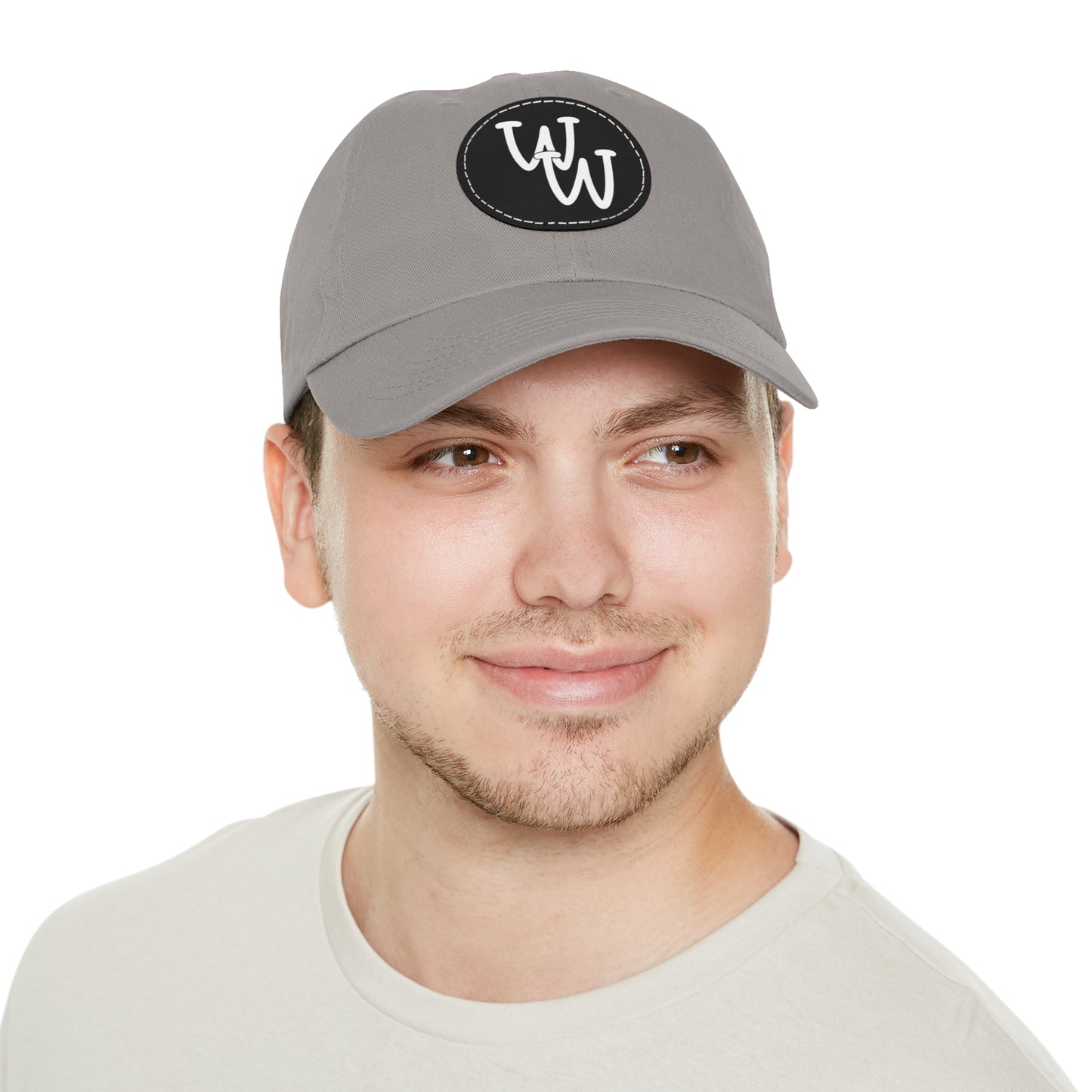 Workplace Wisdoms Logo Hat with Leather Patch (Round)