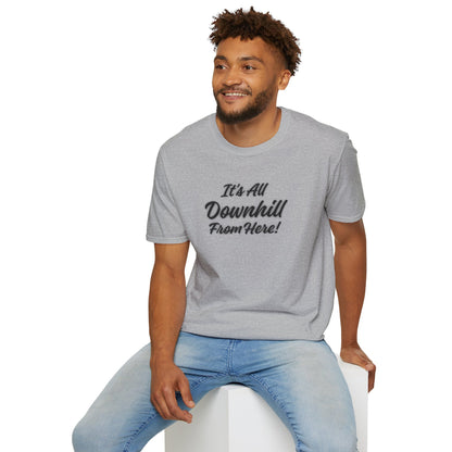 Workplace Wisdoms 'Downhill' Unisex Soft Cotton Tee