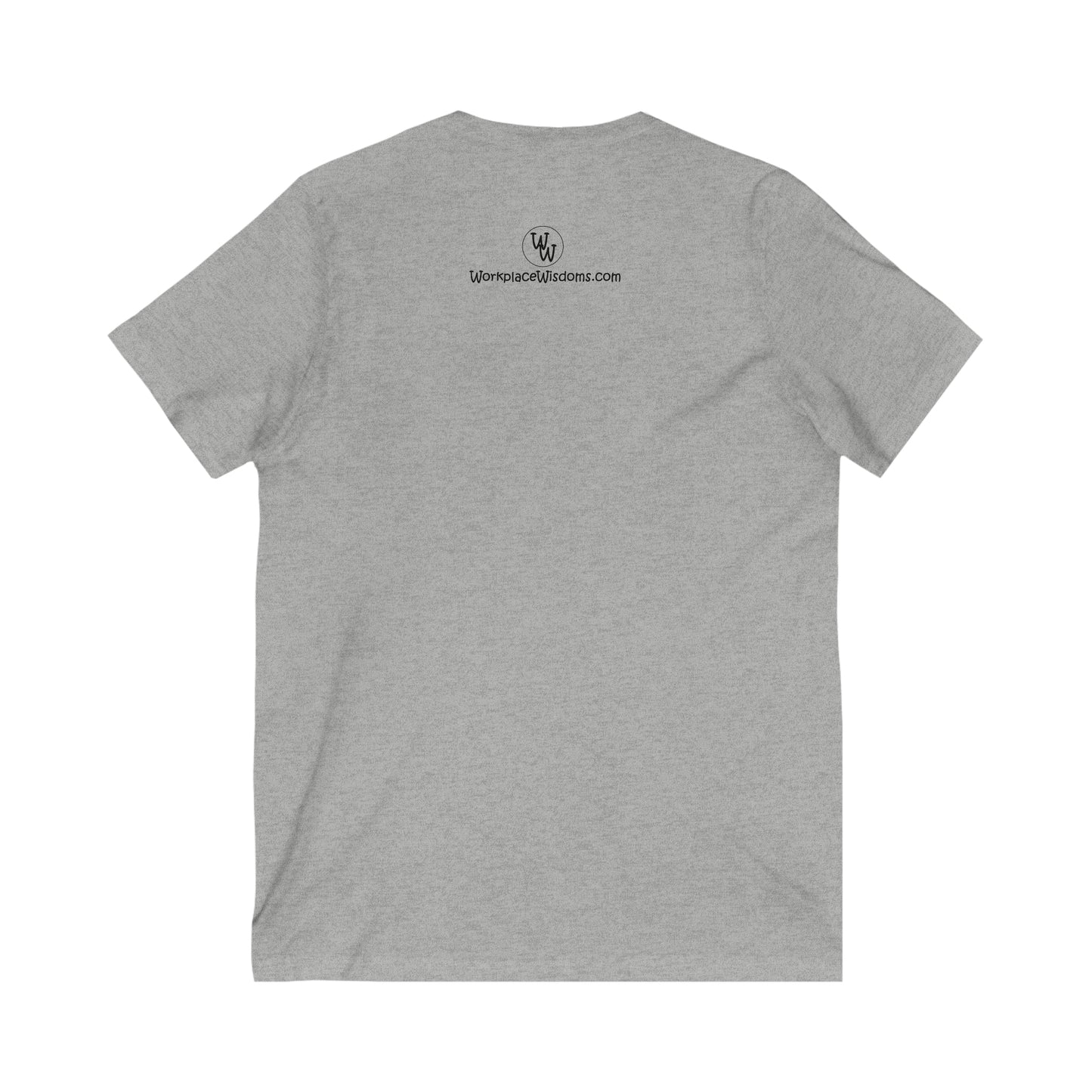 'I' in team - Unisex Jersey Short Sleeve V-Neck Tee