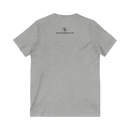 'I' in team - Unisex Jersey Short Sleeve V-Neck Tee