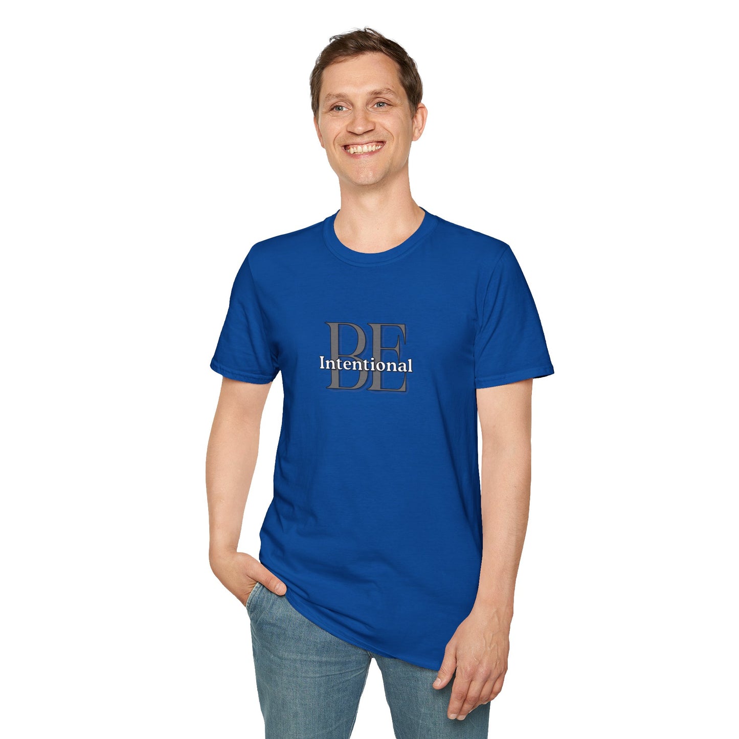 Workplace Wisdoms 'Be Intentional' Unisex Soft Cotton Tee