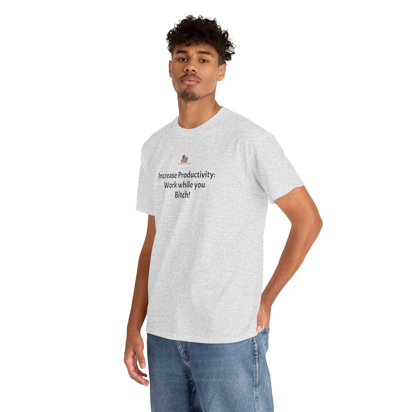 Workplace Wisdoms 'Increase Productivity' Heavy Cotton Tee