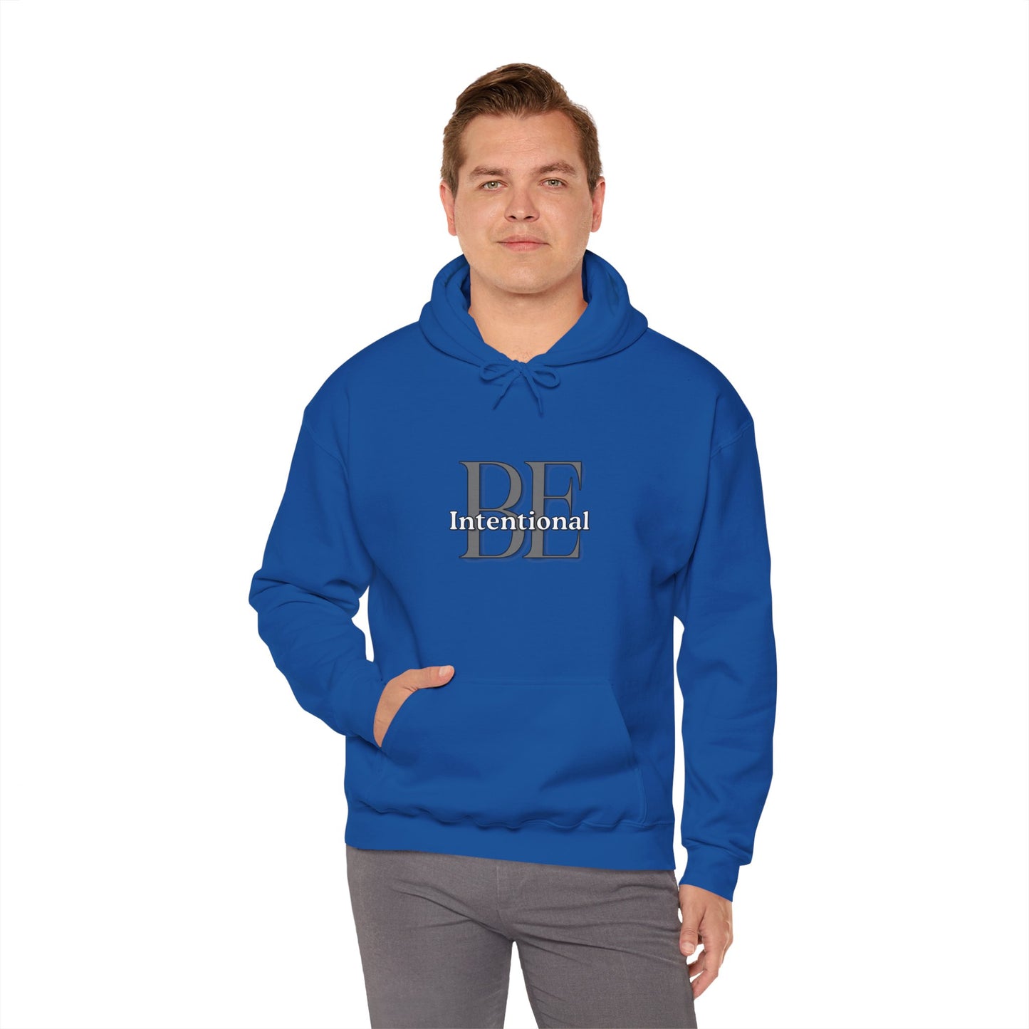 Workplace Wisdoms 'Be Intentional' Heavy Hooded Sweatshirt