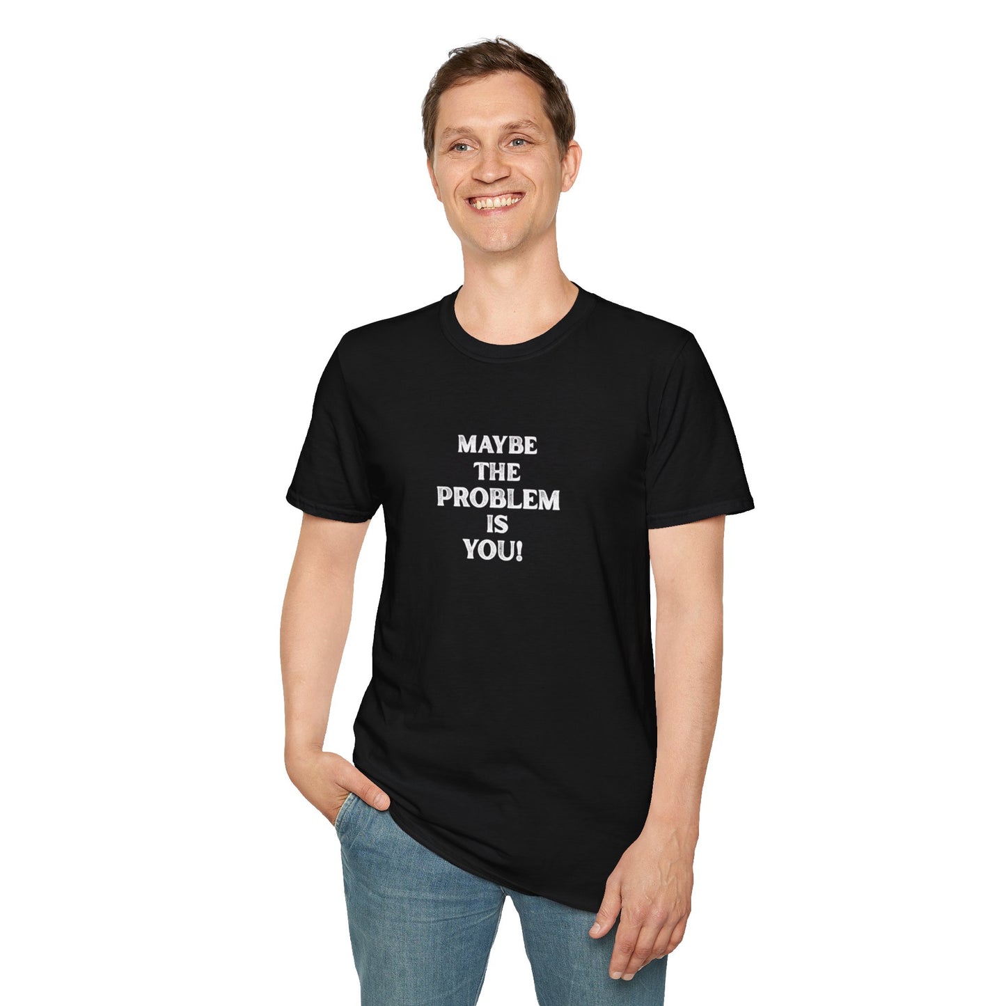 Workplace Wisdoms 'Problem' Unisex Soft Cotton Tee