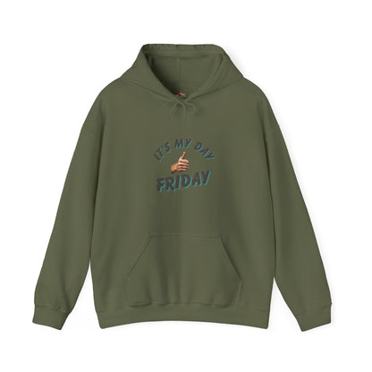 Workplace Wisdoms 'It's My Day Friday' Heavy Hooded Sweatshirt