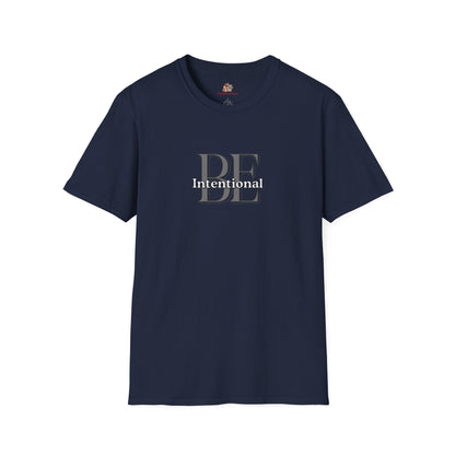 Workplace Wisdoms 'Be Intentional' Unisex Soft Cotton Tee