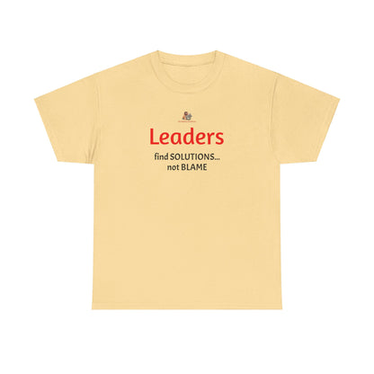 Workplace Wisdoms 'Leaders' Heavy Cotton Tee