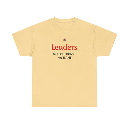 Workplace Wisdoms 'Leaders' Heavy Cotton Tee