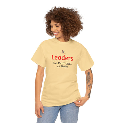 Workplace Wisdoms 'Leaders' Heavy Cotton Tee