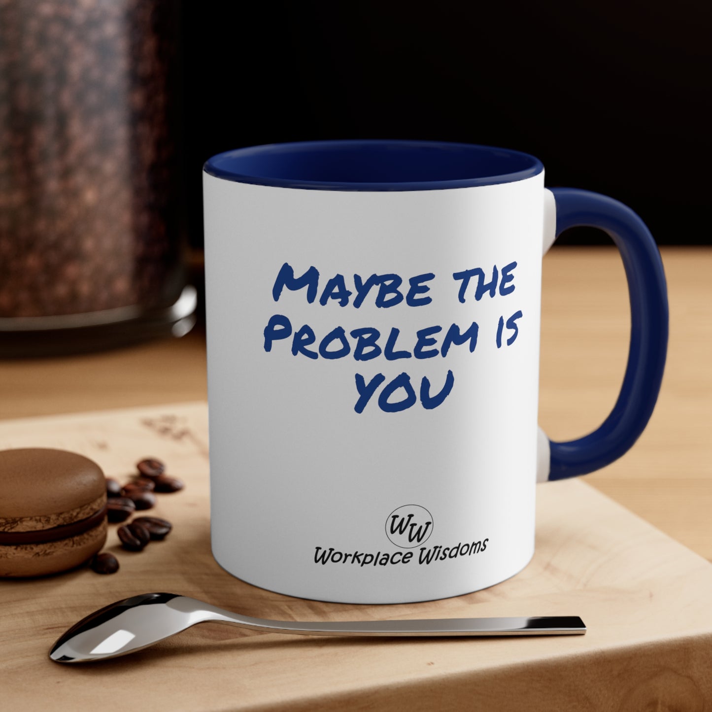 Problem- Accent Coffee Mug, 11oz