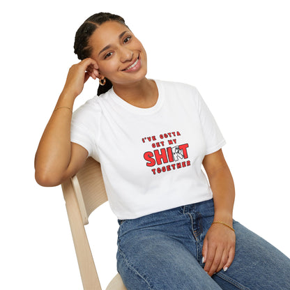 Workplace Wisdoms 'Shit Shirt Together' Unisex Soft Cotton Tee