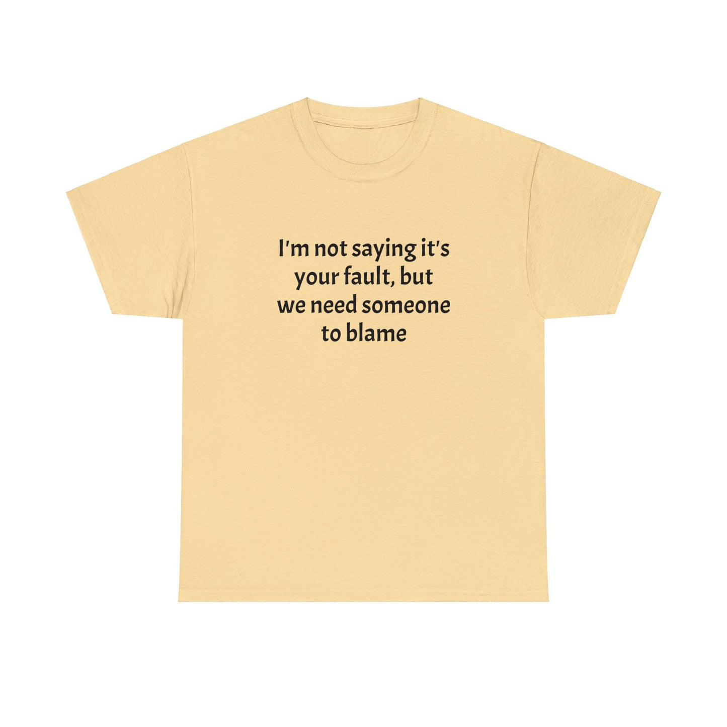 Blame - Unisex Heavy Cotton Tee