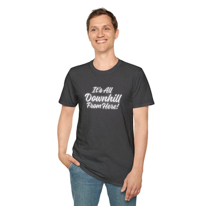 Workplace Wisdoms 'Downhill' Unisex Soft Cotton Tee
