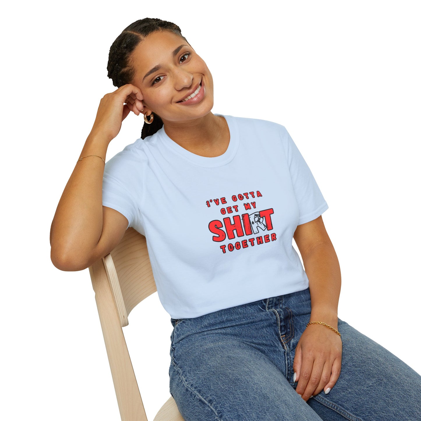 Workplace Wisdoms 'Shit Shirt Together' Unisex Soft Cotton Tee