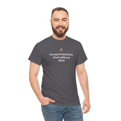 Workplace Wisdoms 'Increase Productivity' Heavy Cotton Tee