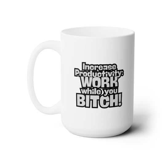 Workplace Wisdoms 'Increase Productivity' Ceramic Mug 15oz