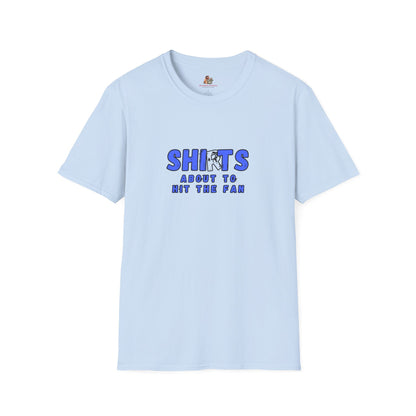 Workplace Wisdoms 'Hit the Fan' Unisex Soft Cotton Tee