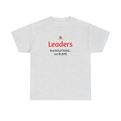 Workplace Wisdoms 'Leaders' Heavy Cotton Tee