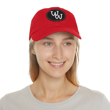 Workplace Wisdoms Logo Hat with Leather Patch (Round)