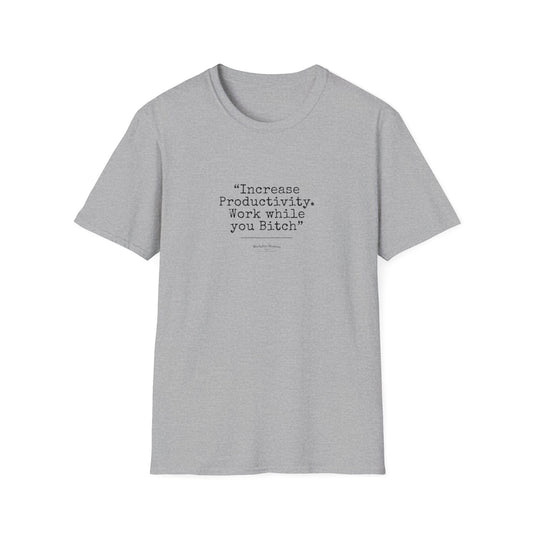 Workplace Wisdoms "Productivity" Unisex Soft Cotton T-Shirt