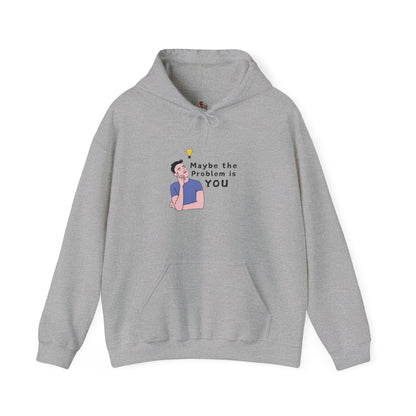 Workplace Wisdoms 'Problem' Heavy Hooded Sweatshirt