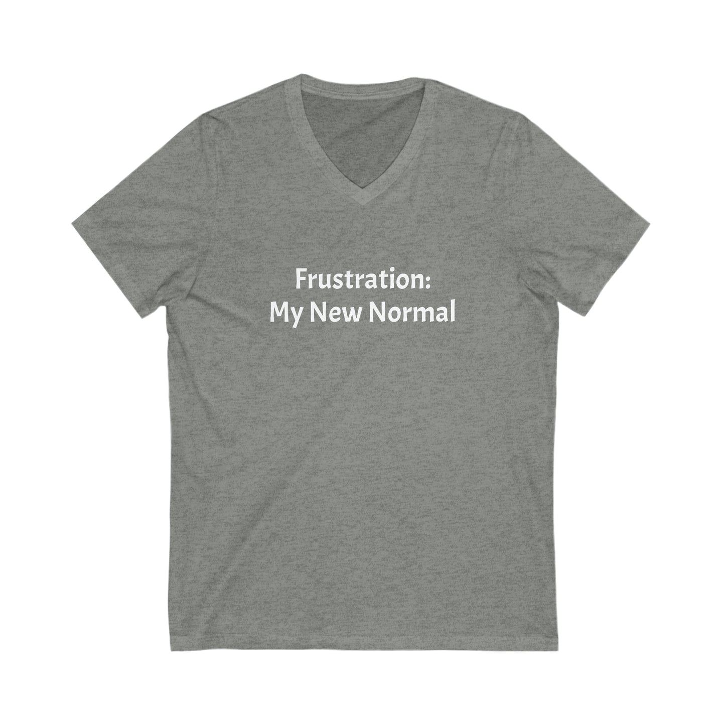 New Normal - Unisex Jersey Short Sleeve V-Neck Tee