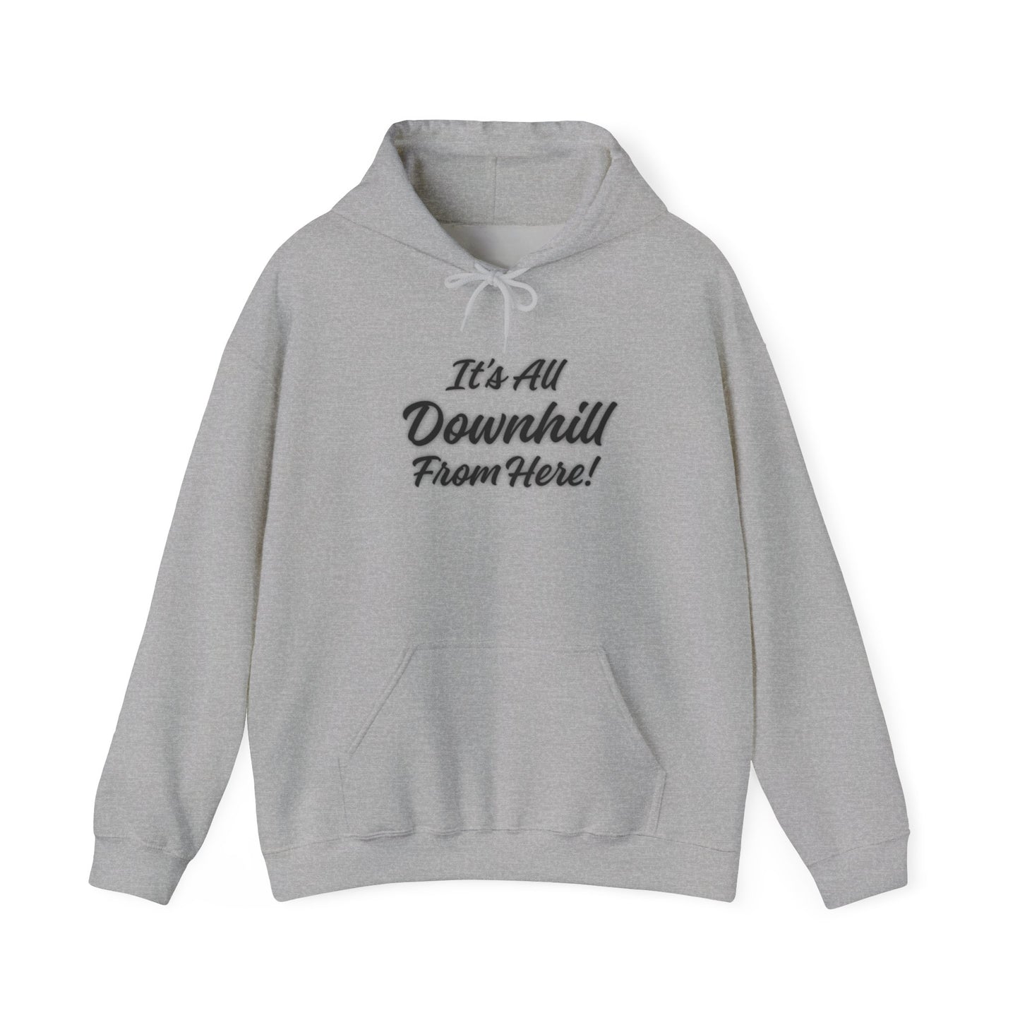 Workplace Wisdoms 'Downhill' Heavy Hooded Sweatshirt