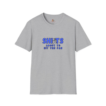 Workplace Wisdoms 'Hit the Fan' Unisex Soft Cotton Tee