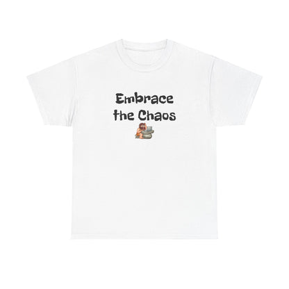 Workplace Wisdoms 'Embrace the Chaos' Heavy Cotton Tee