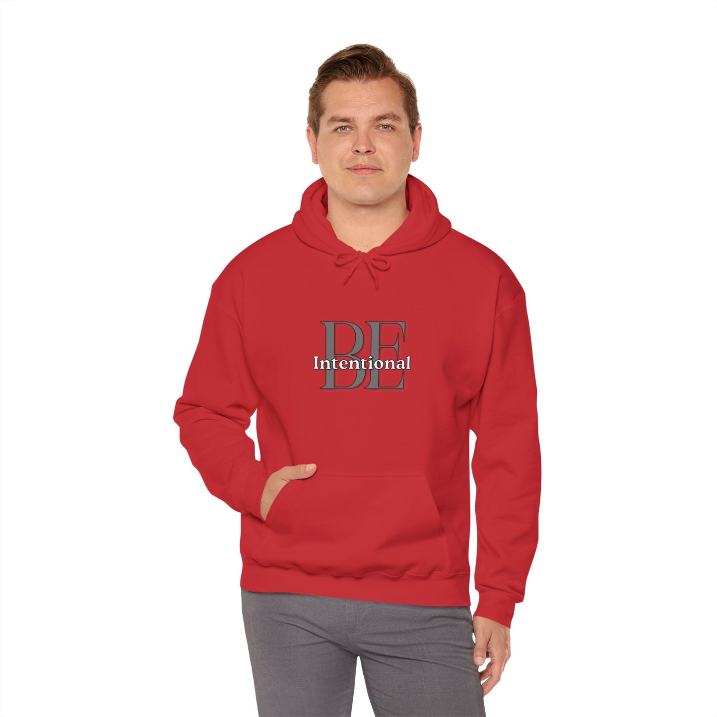 Workplace Wisdoms 'Be Intentional' Heavy Hooded Sweatshirt