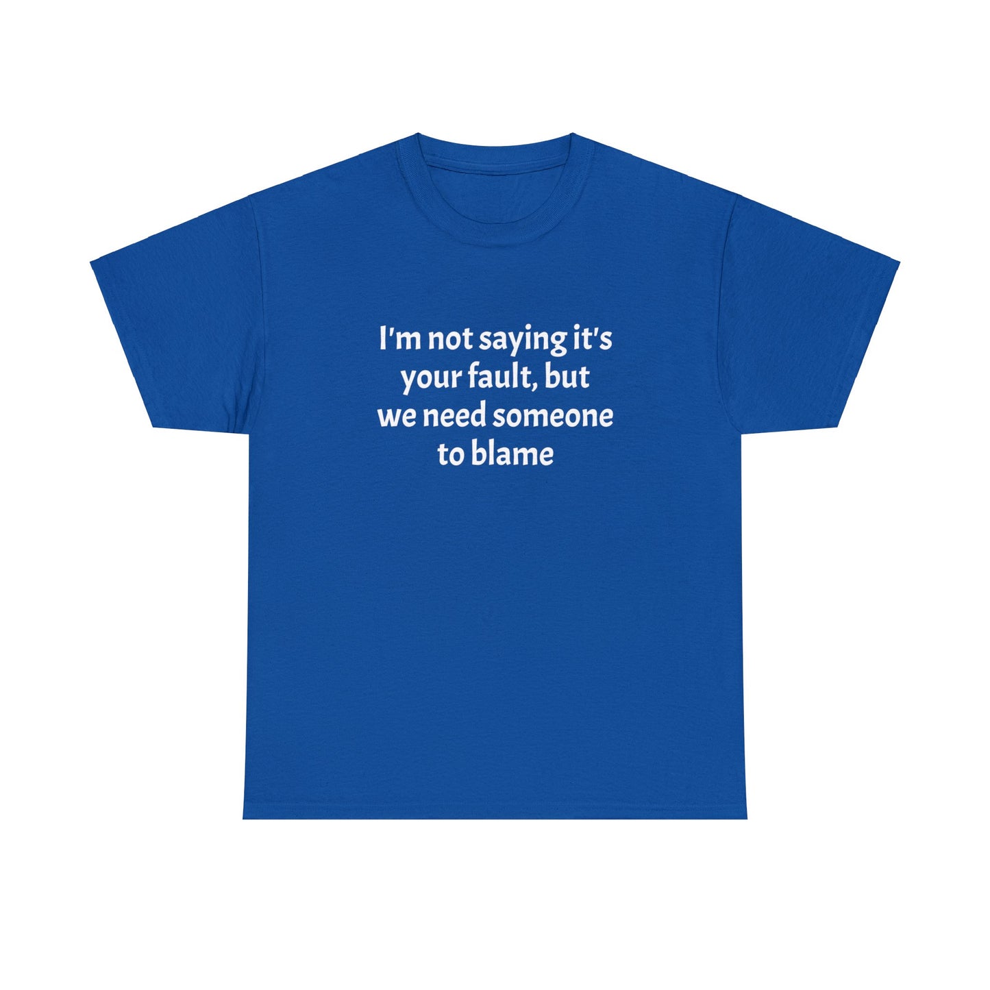 Blame - Unisex Heavy Cotton Tee