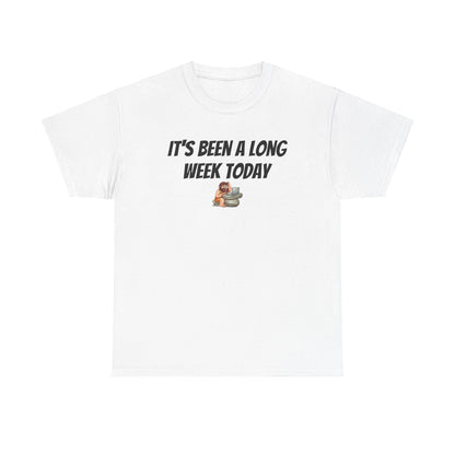 Workplace Wisdoms 'Long Week' Heavy Cotton Tee