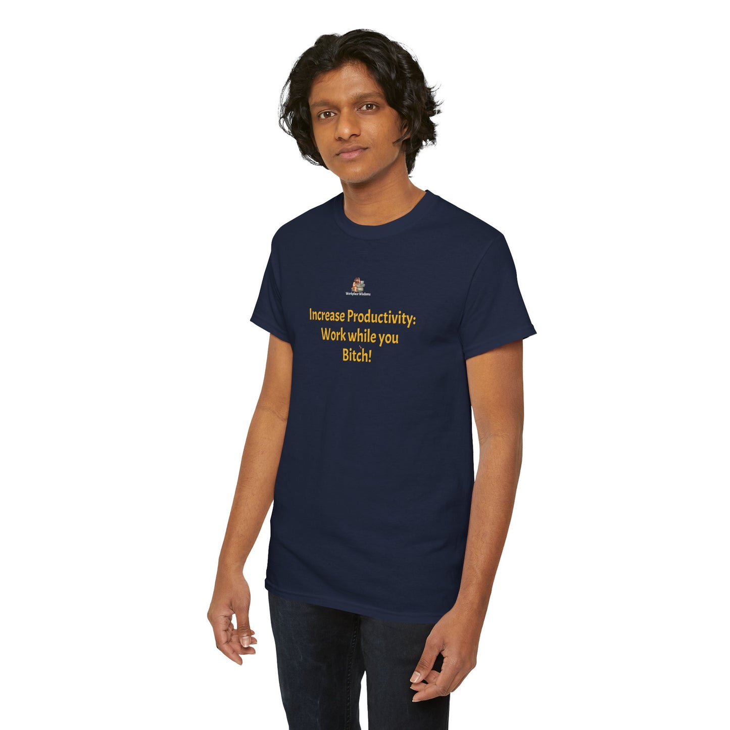 Workplace Wisdoms 'Increase Productivity' Heavy Cotton Tee