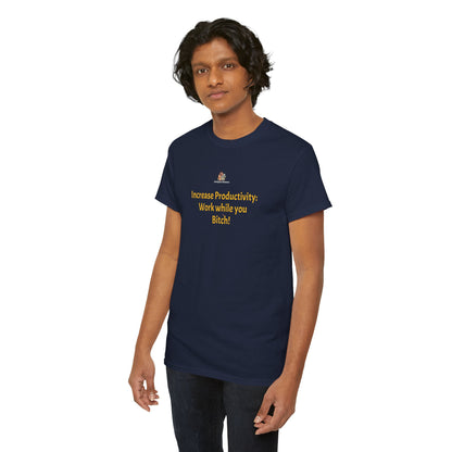 Workplace Wisdoms 'Increase Productivity' Heavy Cotton Tee