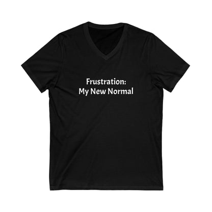 New Normal - Unisex Jersey Short Sleeve V-Neck Tee