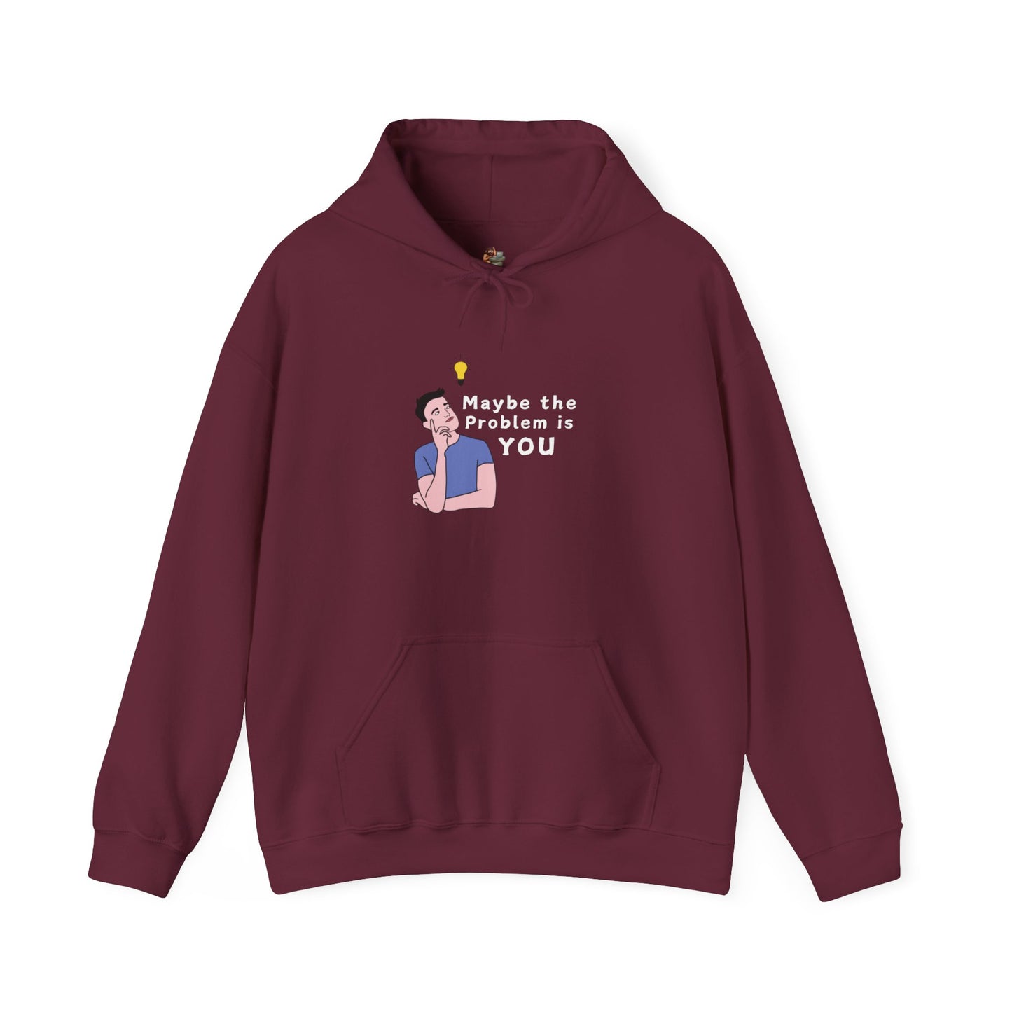 Workplace Wisdoms 'Problem' Heavy Hooded Sweatshirt