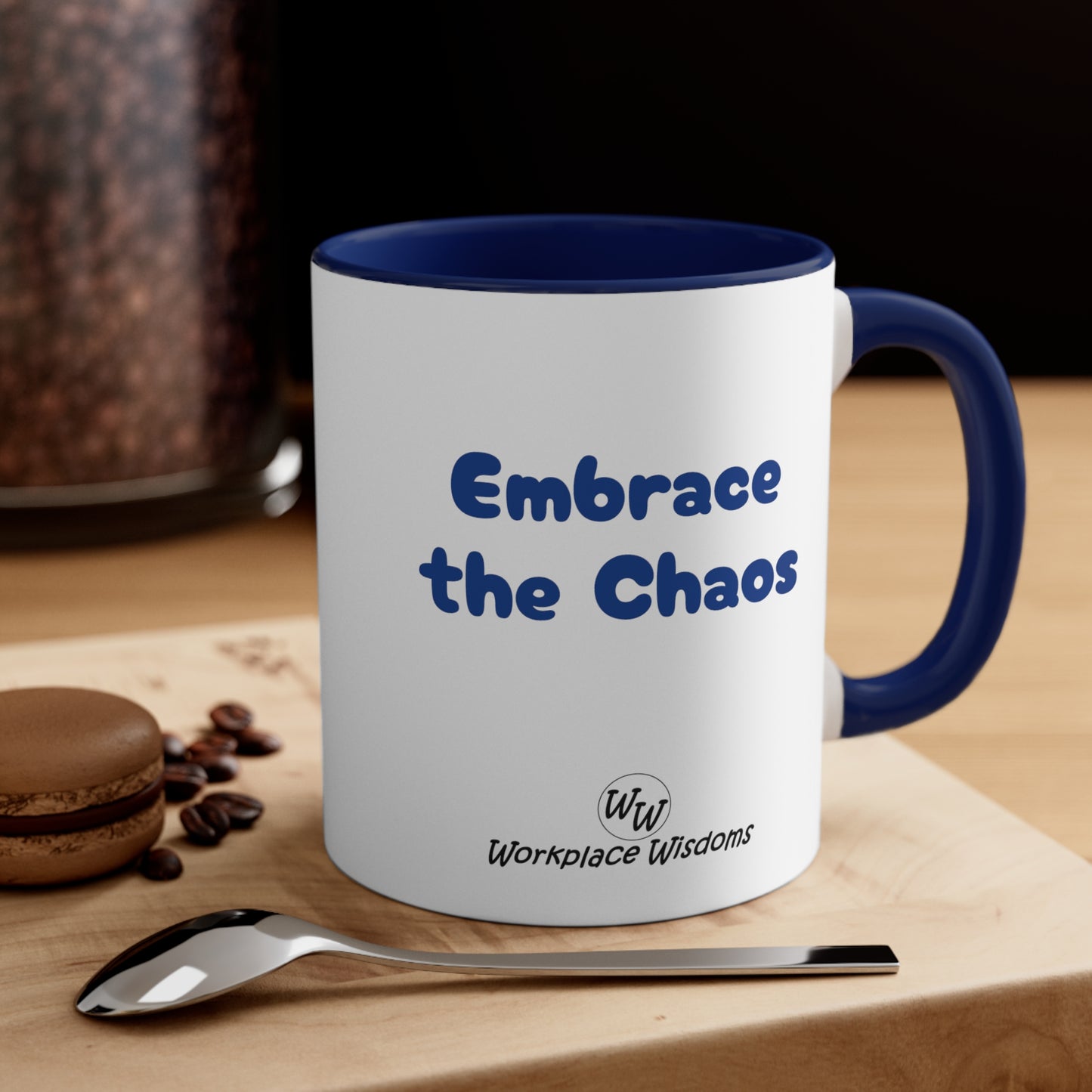 Embrace the Chaos - Accent Coffee Mug, 11oz