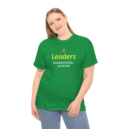 Workplace Wisdoms 'Leaders' Heavy Cotton Tee