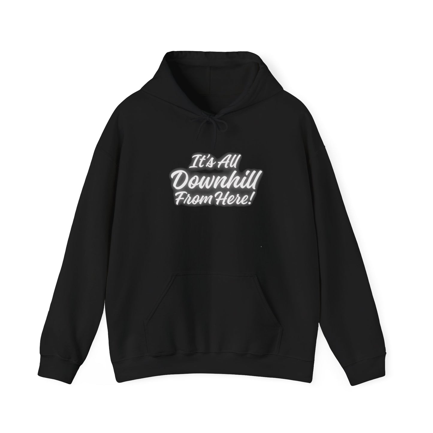 Workplace Wisdoms 'Downhill' Heavy Hooded Sweatshirt