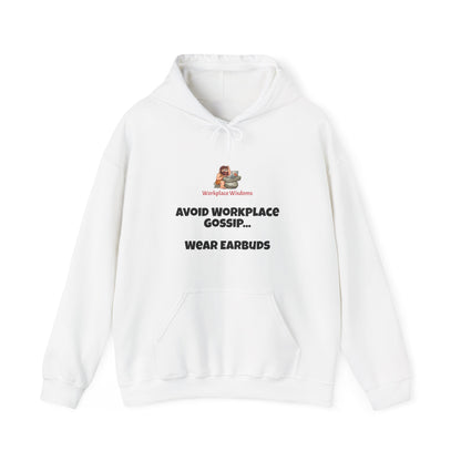 Workplace Wisdom 'Gossip' Heavy Hooded Sweatshirt