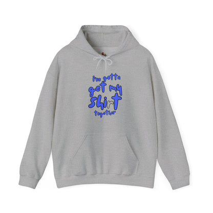 Workplace Wisdoms 'Shit Shirt Together' Heavy Hooded Sweatshirt