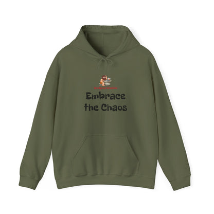 Workplace Wisdoms 'Embrace the Chaos' Heavy Hooded Sweatshirt