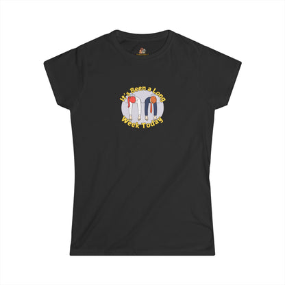 Workplace Wisdoms 'Long Week' Women's Softstyle Tee