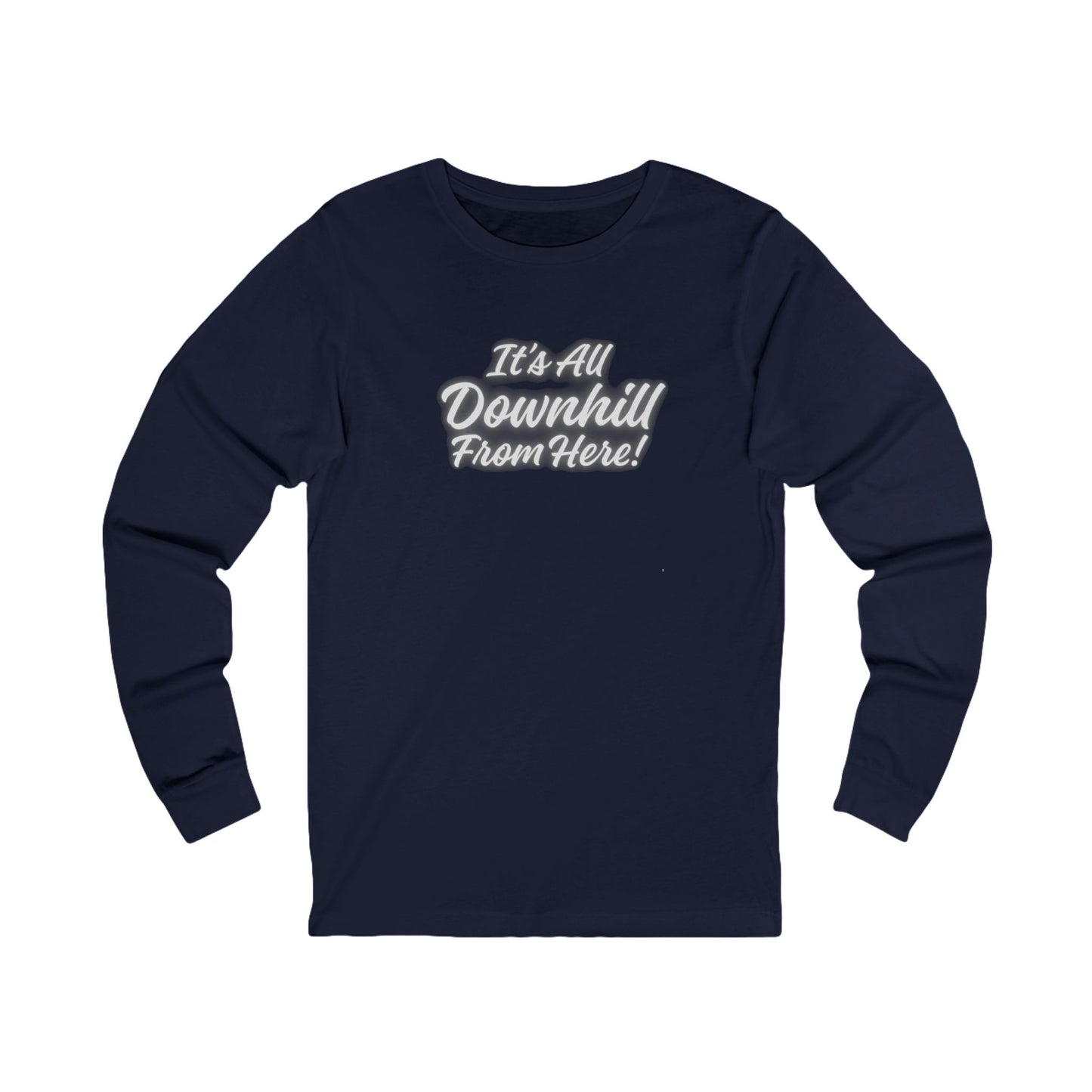 Workplace Wisdoms 'Downhill' Long Sleeve Tee
