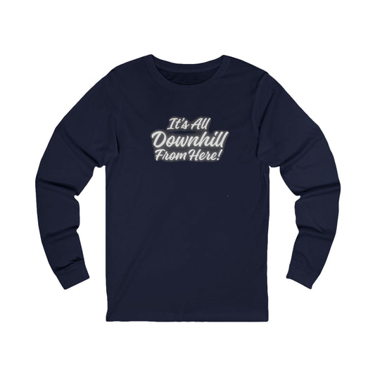 Workplace Wisdoms 'Downhill' Long Sleeve Tee