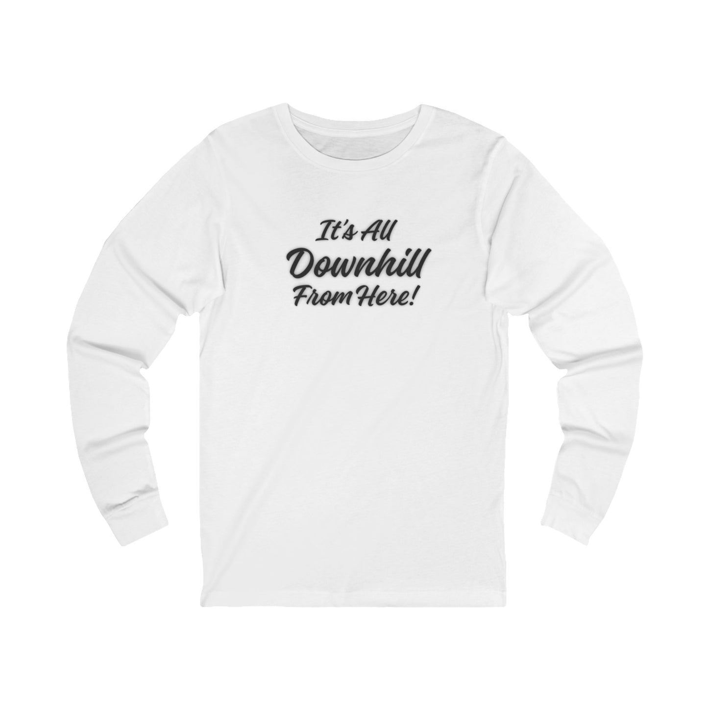 Workplace Wisdoms 'Downhill' Long Sleeve Tee