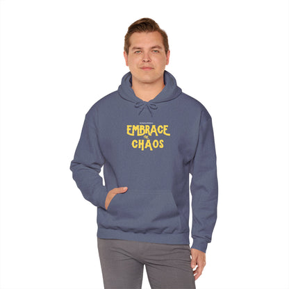 Workplace Wisdoms 'Embrace the Chaos' Heavy Hooded Sweatshirt