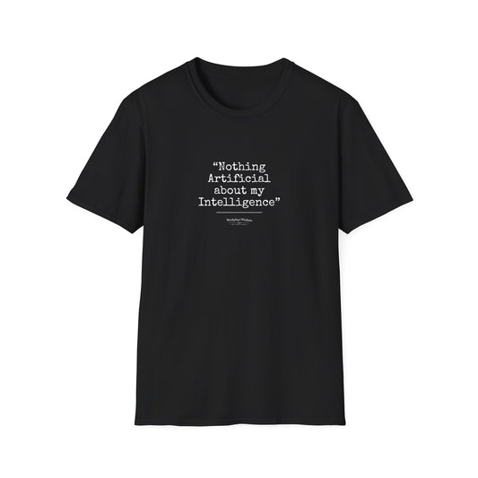 Workplace Wisdoms "Artificial" Unisex Soft Cotton T-Shirt